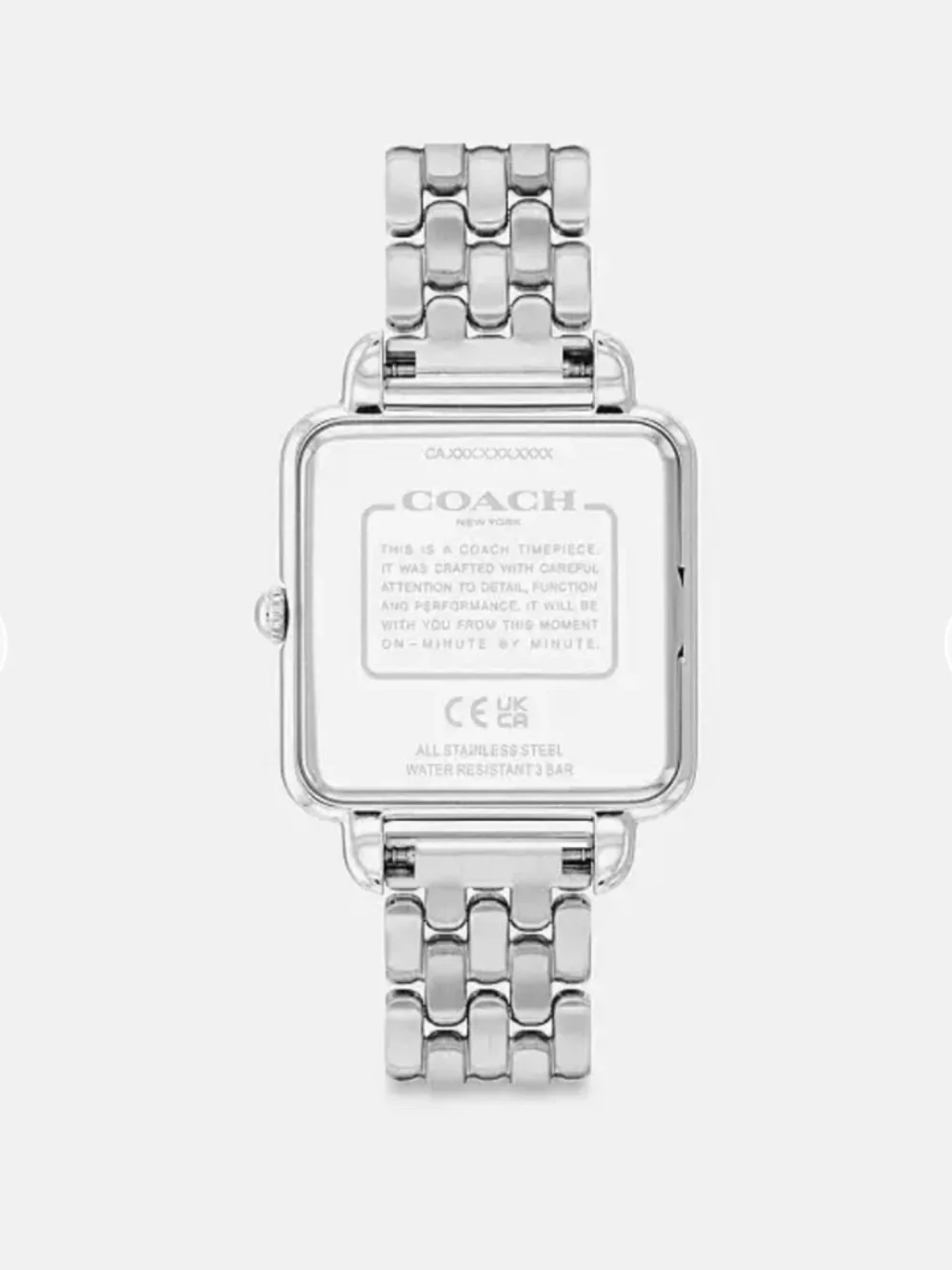 Coach Cass Watch Womens Light Blue & Silver SS 28mm CAZ19